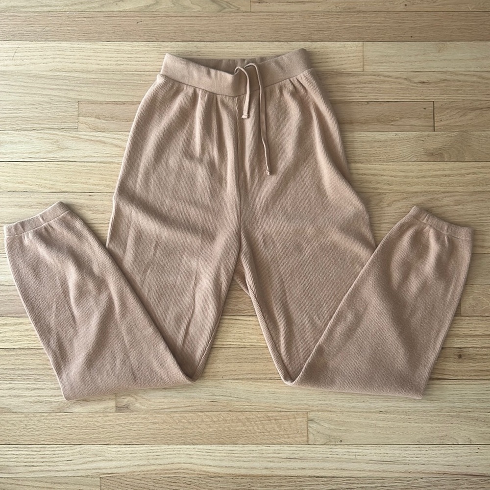 Skims waffle joggers, XS